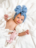 Denim | Ruffled Baby Headband