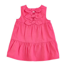Load image into Gallery viewer, Girls Becker Pink Bow Dress
