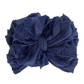 Navy | Ruffled Baby Headband