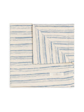 Load image into Gallery viewer, Organic Baby Swaddle Blanket - Wave Stripe / Rain
