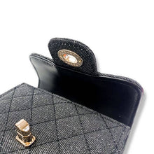 Load image into Gallery viewer, B1382 Sparkly Denim Quilted Purse (3 Colors)
