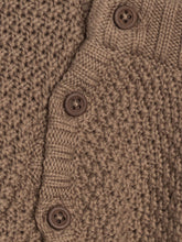 Cargar imagen en el visor de la galería, Casey Seed Stitch Sweater Knit Kimono Romper - Taupe
