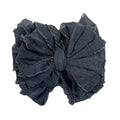 Dark Grey | Ruffled Baby Headband