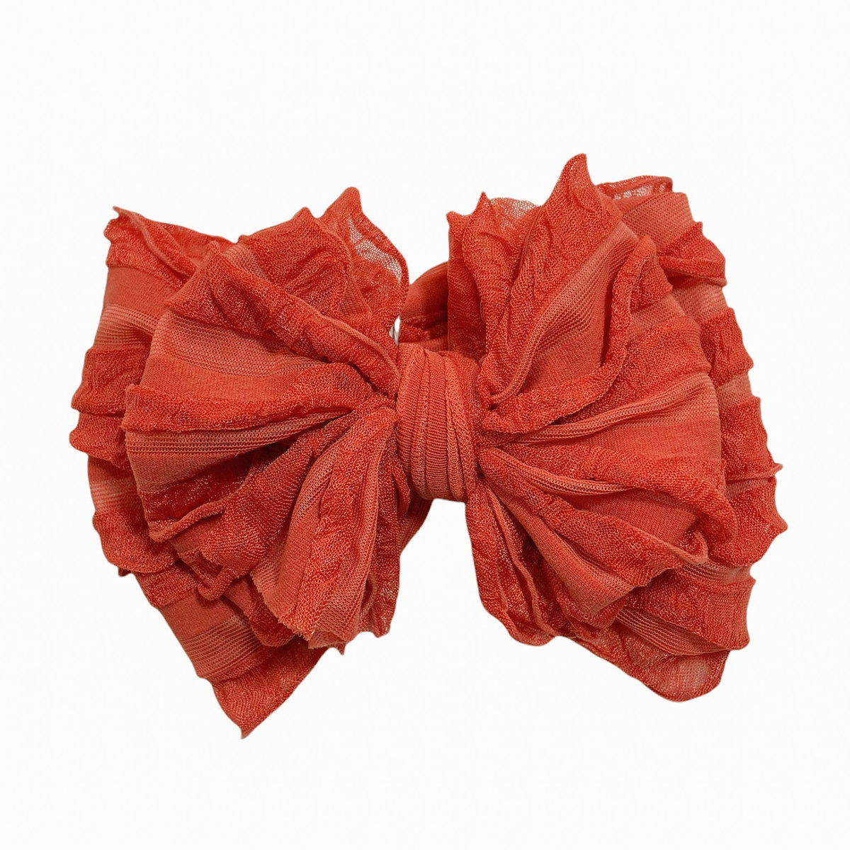 Burnt Orange | Ruffled Baby Headband