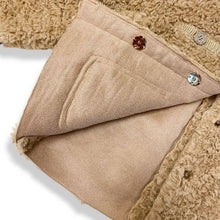 Load image into Gallery viewer, A15 14259  Novelty Buttons Boucle Coat
