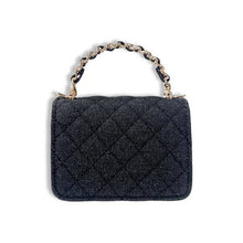 Load image into Gallery viewer, B1382 Sparkly Denim Quilted Purse (3 Colors)
