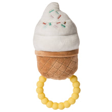 Load image into Gallery viewer, Sweet Soothie Sprinkly Ice Cream Teether Rattle
