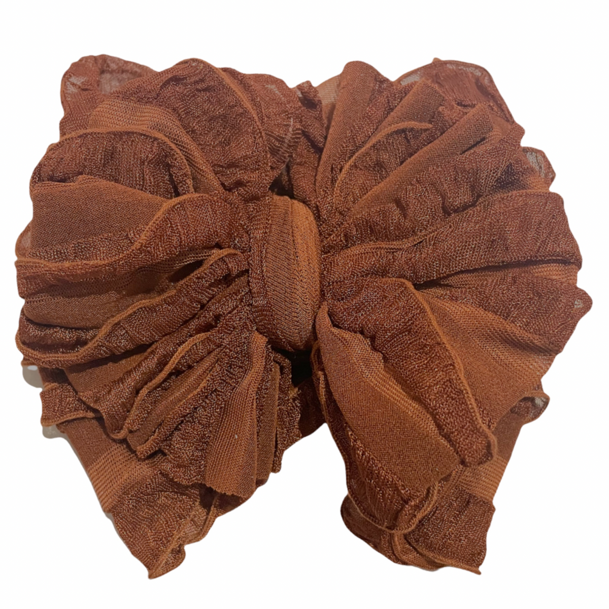 Chestnut | Ruffled Baby Headband