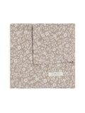 Organic Baby Swaddle Blanket - Nicola Floral / Beige