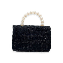 Load image into Gallery viewer, B1324 Fur Trim Tweed Purse (3 Colors)

