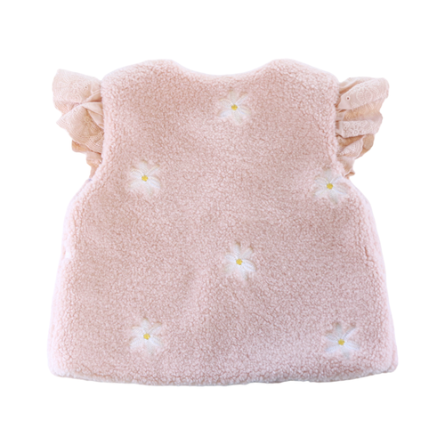 A70 14231  Polar Fleece Floral Vest
