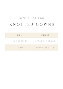 Darcy Ribbed Knotted Gown
