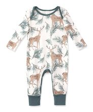 Load image into Gallery viewer, Baby&#39;s Christmas Deer Pine Bamboo Romper
