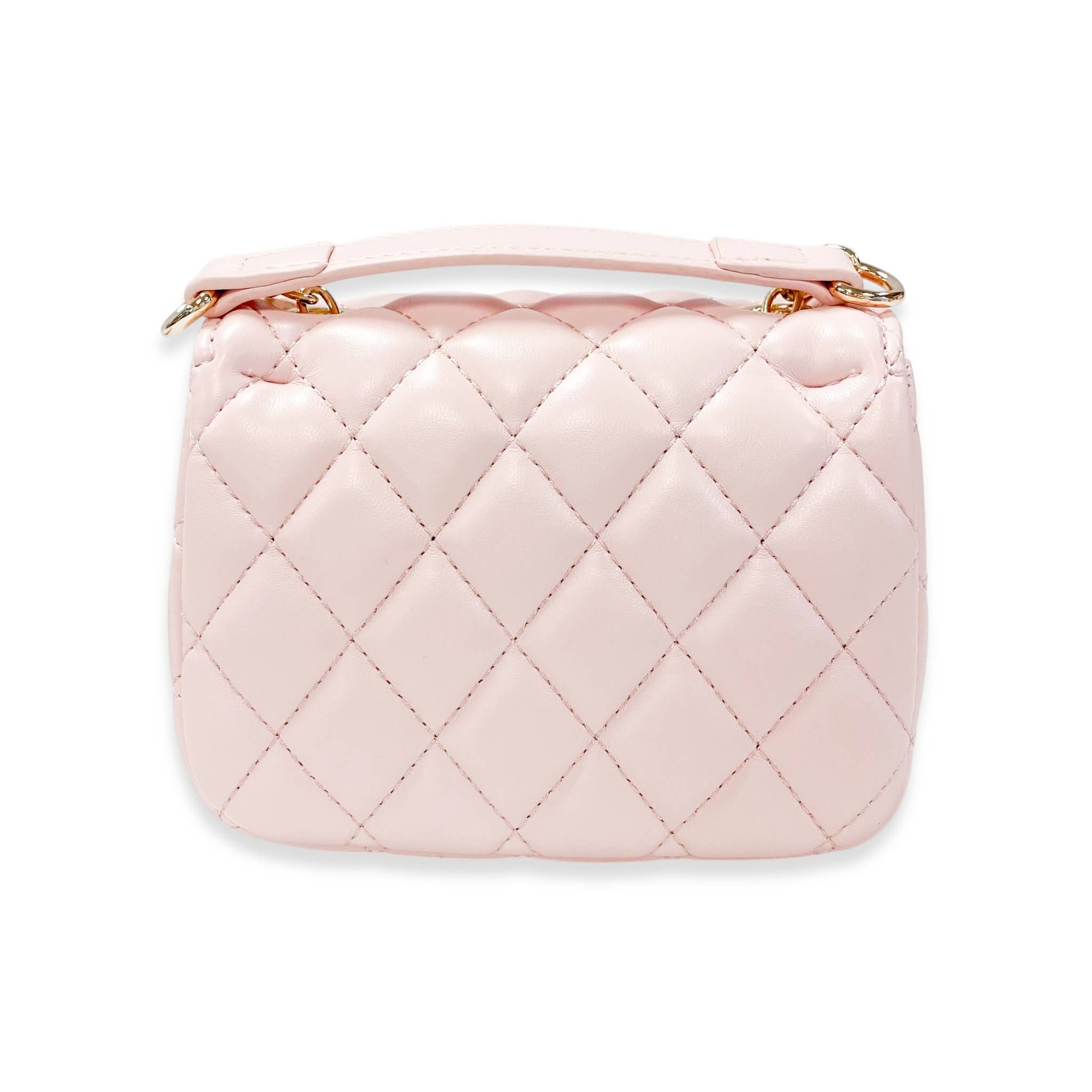 B1384 Floral Decor Quilted Purse (4 Colors)