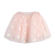 Load image into Gallery viewer, S15 15062-B Sequin Floral Mesh Skirt (2 Colors)
