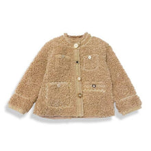 Load image into Gallery viewer, A15 14259  Novelty Buttons Boucle Coat
