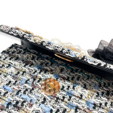 Load image into Gallery viewer, B1320 Floral Charms Tweed Purse
