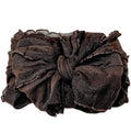 Brown | Ruffled Baby Headband