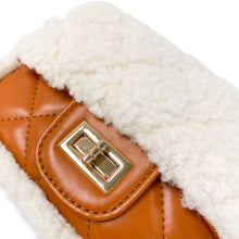 Load image into Gallery viewer, B1388 Sherpa Mixed Quilted Purse (3 Colors)
