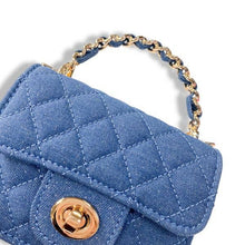 Load image into Gallery viewer, B1382 Sparkly Denim Quilted Purse (3 Colors)
