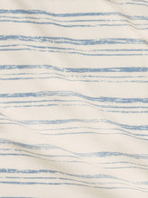 Load image into Gallery viewer, Organic Baby Swaddle Blanket - Wave Stripe / Rain
