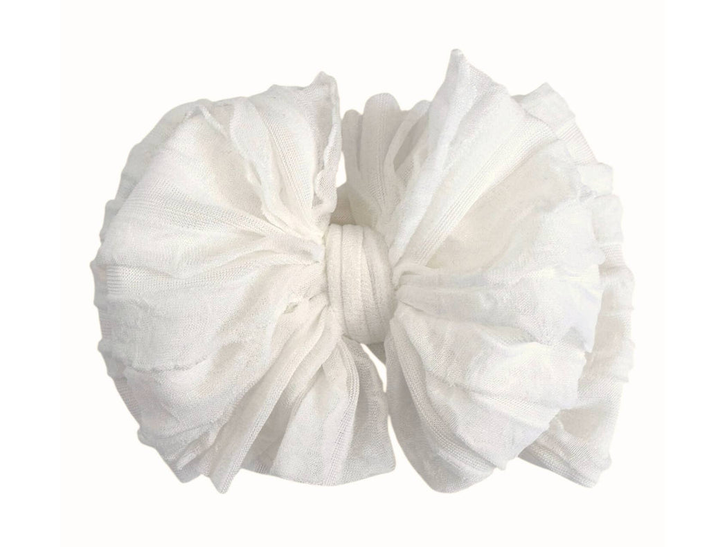 Off White | Ruffled Baby Headband
