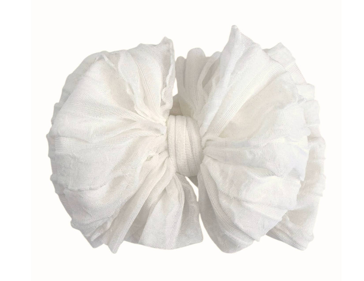 Off White | Ruffled Baby Headband