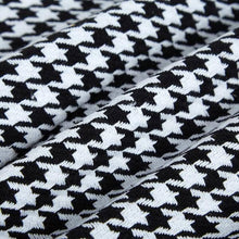 Load image into Gallery viewer, A50 12308 Fur Collar Houndstooth Coat
