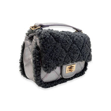 Load image into Gallery viewer, B1388 Sherpa Mixed Quilted Purse (3 Colors)
