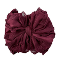 Maroon | Ruffled Baby Headband
