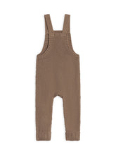 Cargar imagen en el visor de la galería, Briggs Seed Stitch Sweater Knit Overalls - Taupe
