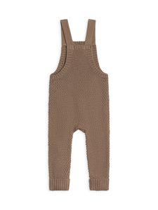 Briggs Seed Stitch Sweater Knit Overalls - Taupe