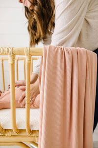 Audrey Ribbed Swaddle Blanket