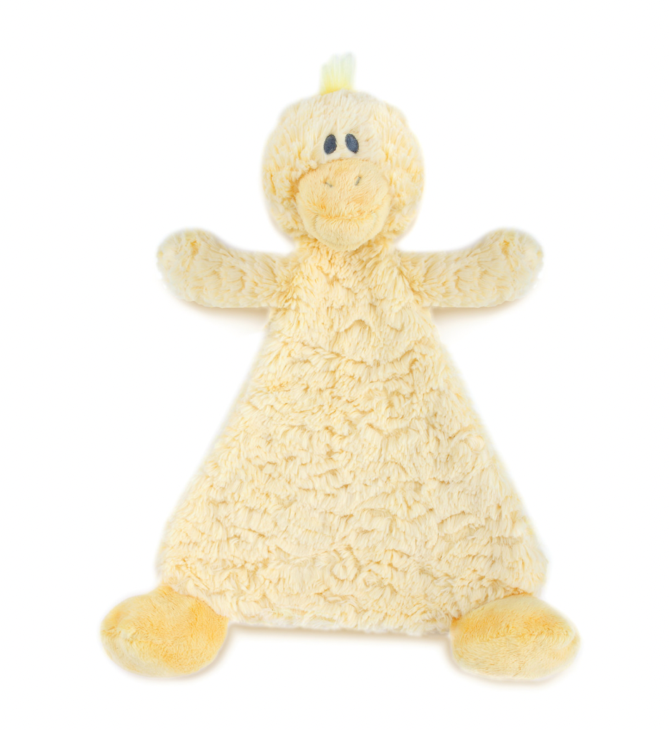 Yellow Duck Rattle Blankie