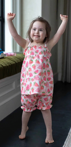 Strawberry Toddler Short Set