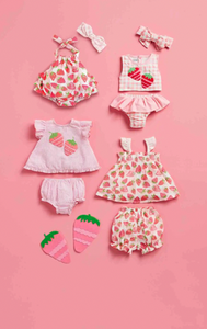 Strawberry Toddler Short Set