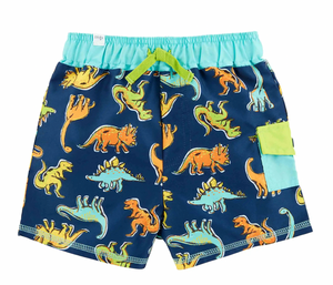 Dino Swim Trunks